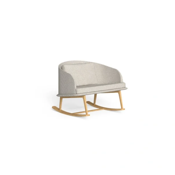 CleoSoft Wood rocking chair