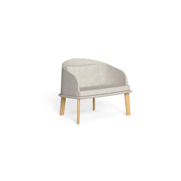 CleoSoft Wood Lounge Armchair