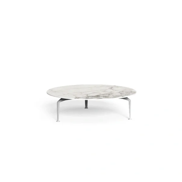 Cruise alu round Coffee table