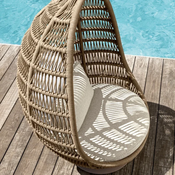 Panama Egg chair with base - Image 3