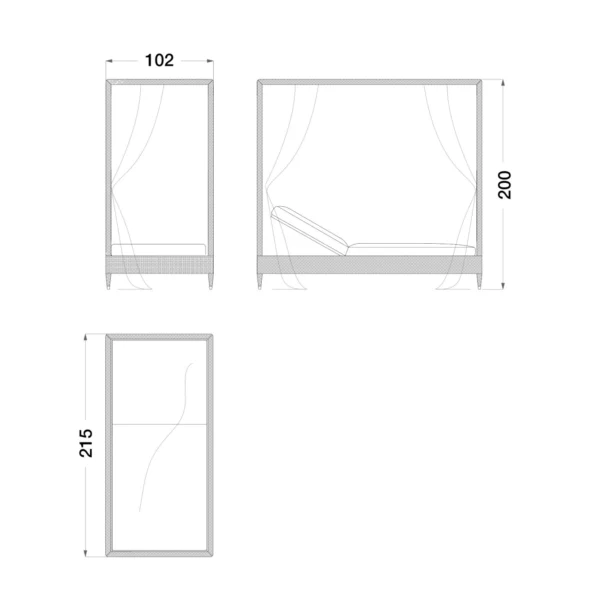 outdoor single daybed cprn homood 1