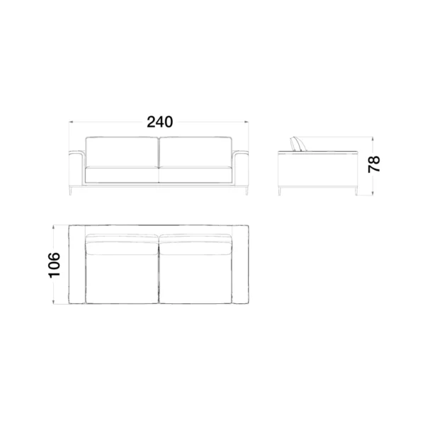 starlight 3 seater sofa standard cprn homood 3