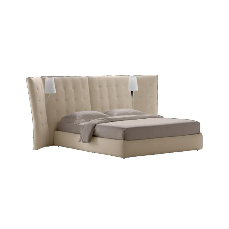 Angle With side panels quilted headboard