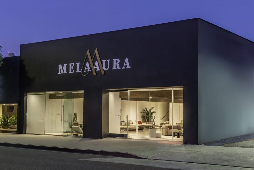 Melaaura Showroom Facade, 154 S Robertson blvd