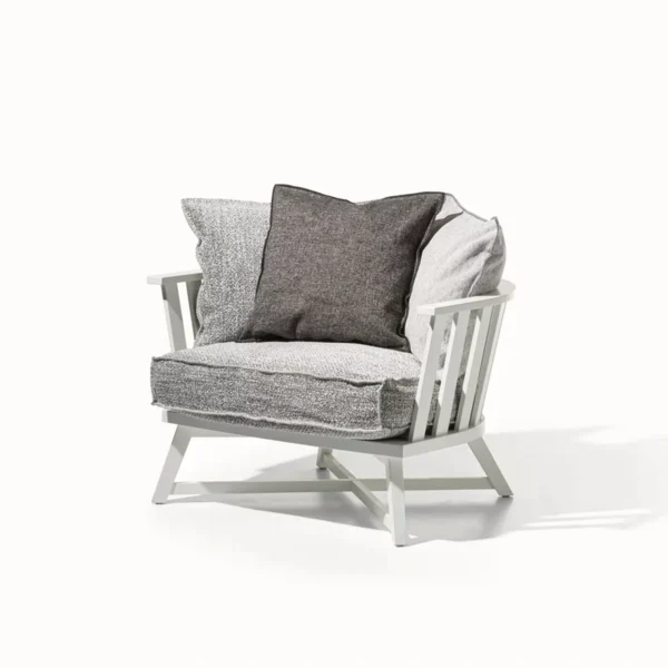 Gray armchair