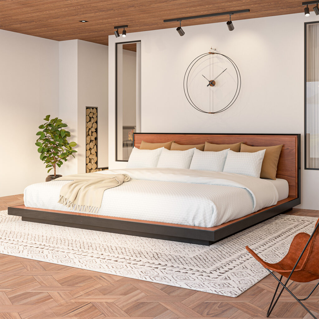 Alaskan King Bed Frame: For When Bigger Truly Is Better 3 0416673 paradise modern rustic platform 2 tone alaskan king bed frame
