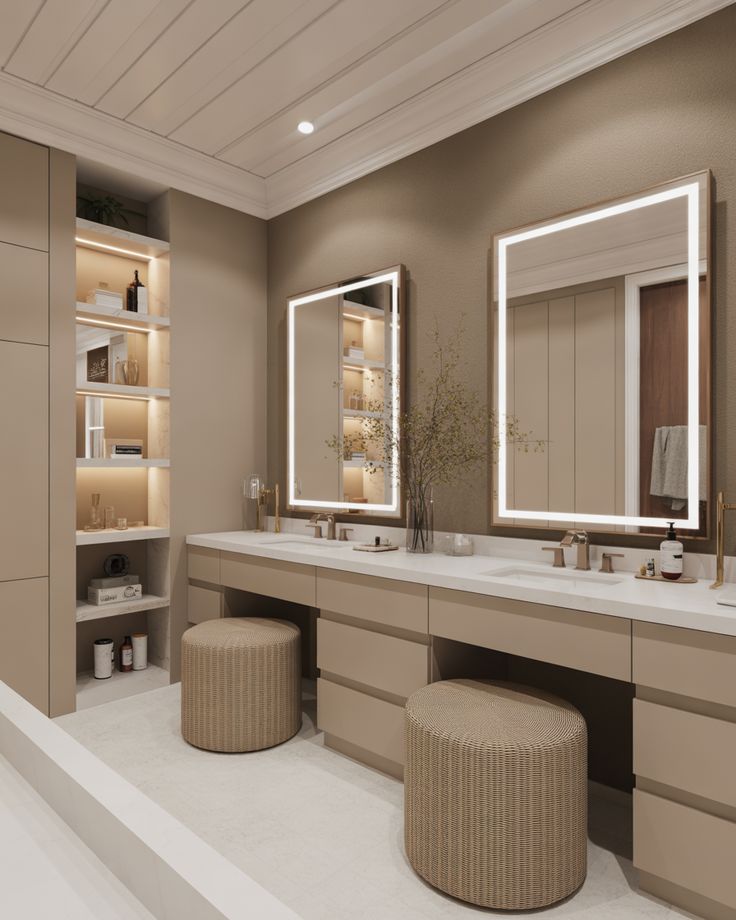 Double Vanity Bathroom