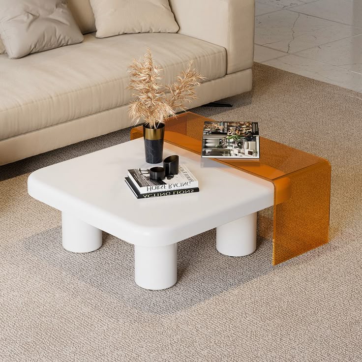 acrylic coffee table