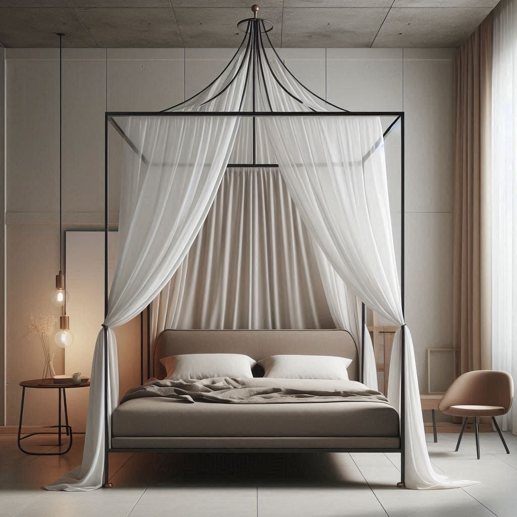 canopy bed curtains