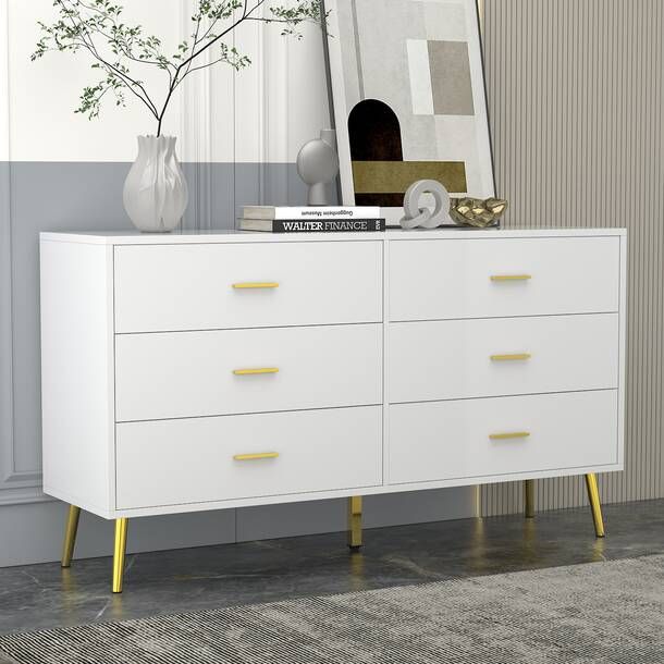The White and Gold Dresser: A Statement Piece That Transcends Trends 2 776a7f6b18a366bb888d83dd32f06519