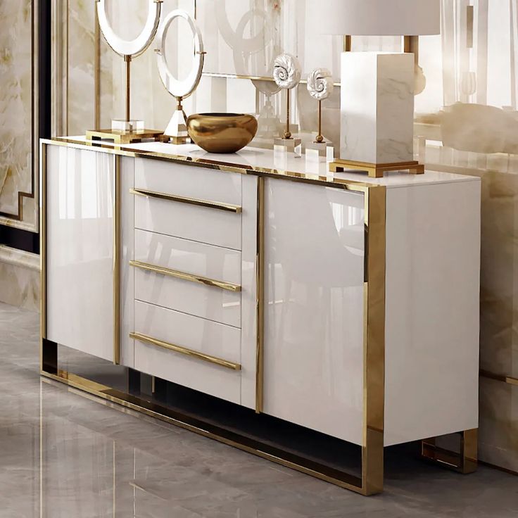 The White and Gold Dresser: A Statement Piece That Transcends Trends 3 9380604a1f2099c88b3406b666d7b640
