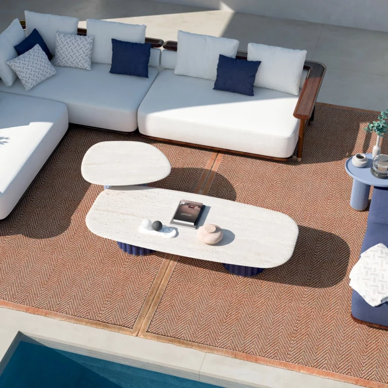 Redefining the Living Room Centerpiece: The Art of Curating Coffee Table Sets 2 shapes outdoor pablito coffee table cprn homood 3 768x768 1