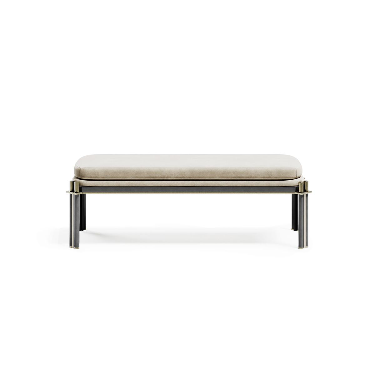 Tudor Pouf and Bench 2 Tudor Pouf and Bench - Image 2