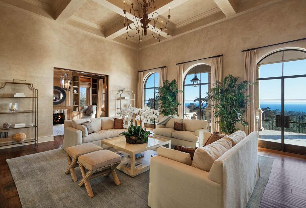 tuscan style living room