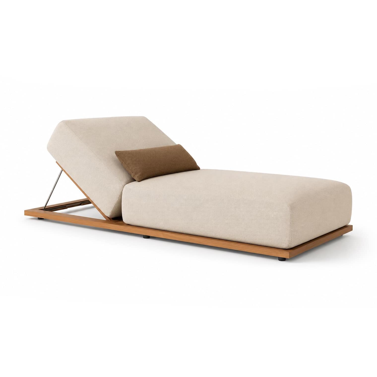 Morbido Single Sunbed | Adjustable Luxury Outdoor Chaise 1 Morbido Single Sunbed | Adjustable Luxury Outdoor Chaise
