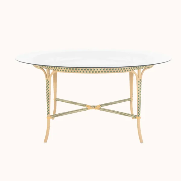 Sofia Round Table with Glass