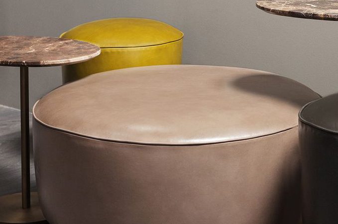 314 A Round Pouf 7 314 A Round Pouf