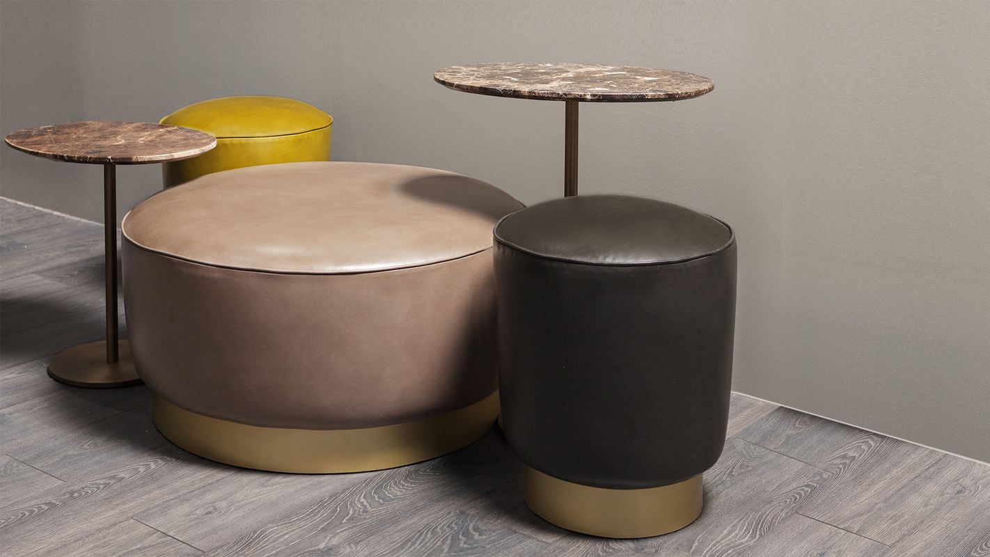 314 A Round Pouf 3 314 A Round Pouf