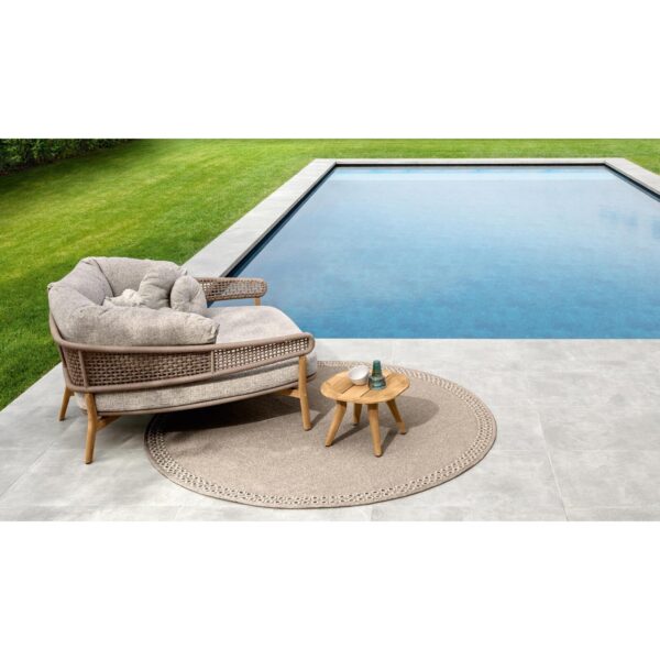 Moon//Teak Coffee Table 45×45