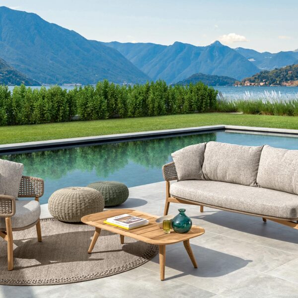 Moon//Teak Coffee Table 110×60