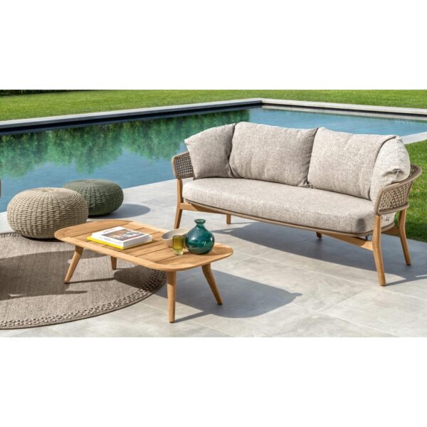 Moon//Teak Coffee Table 110×60